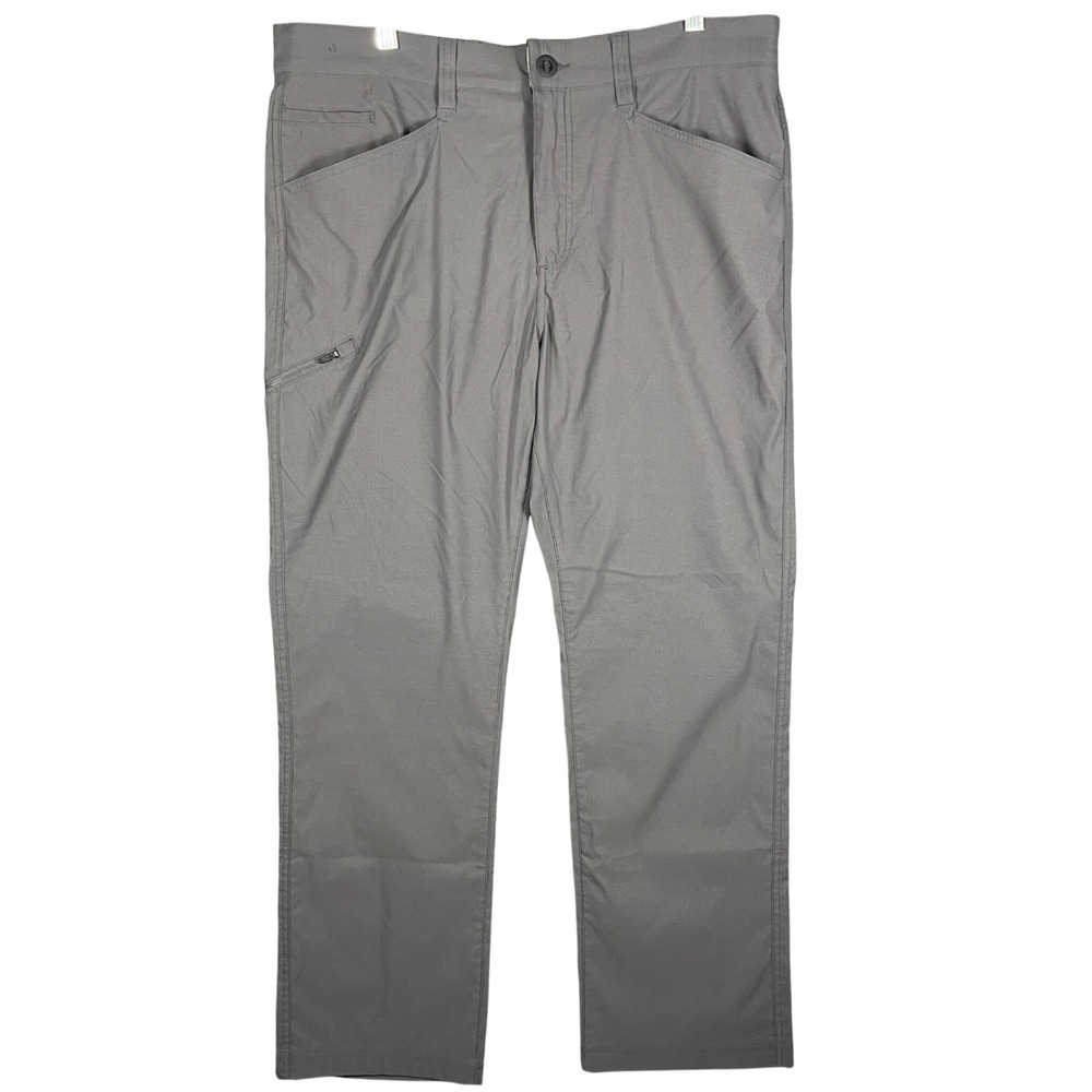 Orvis Tech Pants Mens 36x30 Grey Stretch Water Repellent Outdoor Hiking Utility